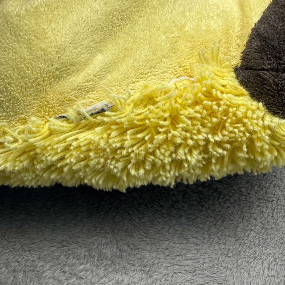 Pillow Pets Buzzy Bee Plush Pillow Kids 18in Yellow Brown Excellent Foldable Toy
